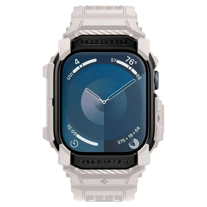 Spigen Rugged Armor ”Pro” Strap for Apple Watch 10 (46MM) - Beige - Smartwatch straps and cases<<<HurtelXML