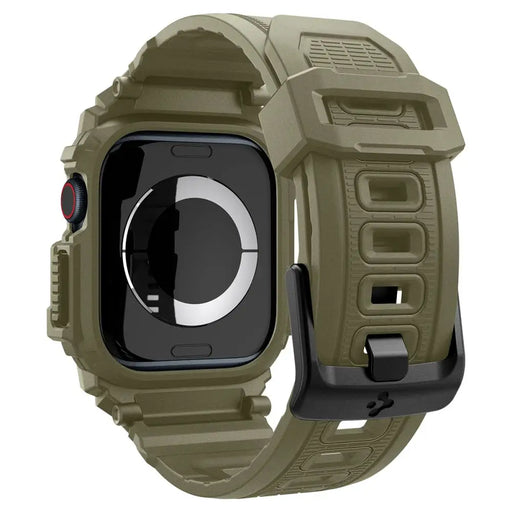Spigen Rugged Armor ”Pro” Strap for Apple Watch 10 (46MM) - Green - Smartwatch straps and cases<<<HurtelXML