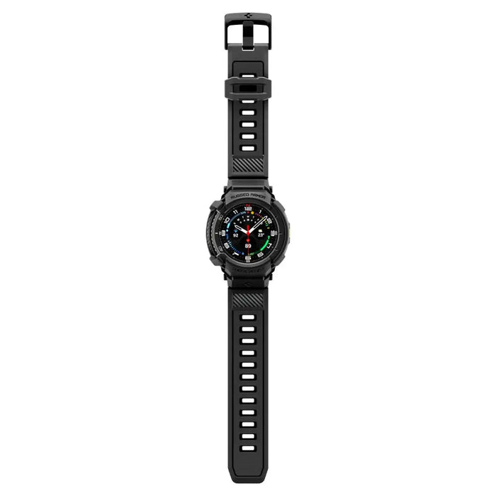 Spigen Rugged Armor Pro Strap for Samsung Galaxy Watch 8 Classic 46mm - Matte Black - Other cell phone
