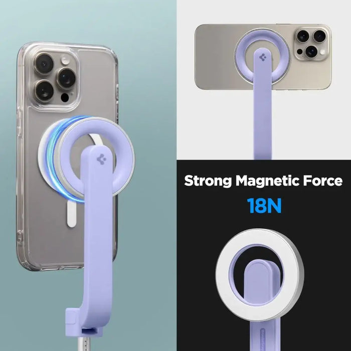 Spigen S571W MagSafe Bluetooth Selfie Stick with Tripod - Purple - *Temporary category<<<HurtelXML