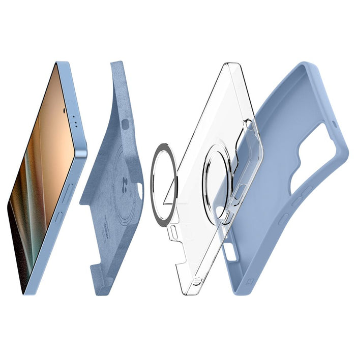 Spigen Silicone Fit Mag Case for Samsung Galaxy S25 Ultra - Blue - Cell phone cases and covers<<<HurtelXML