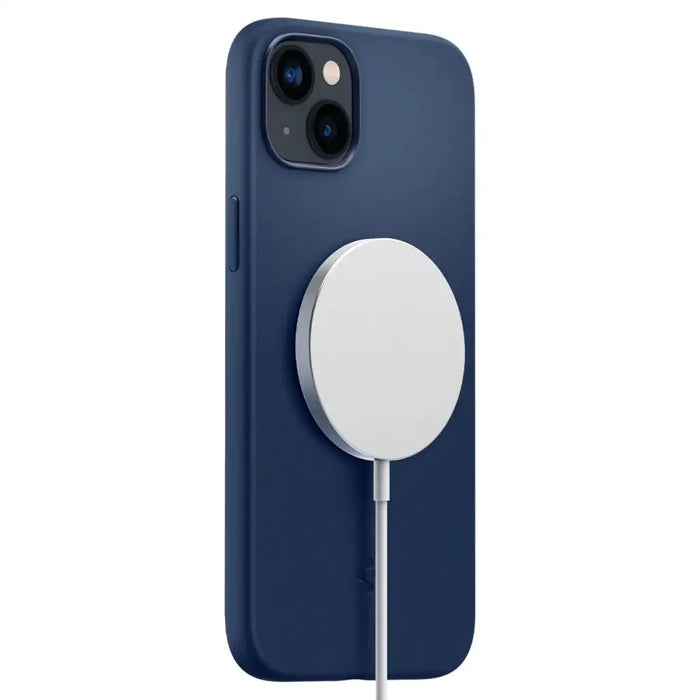 Spigen Silicone Fit Mag Case with MagSafe for iPhone 14 Plus - Blue - Cell phone cases and covers<<<HurtelXML