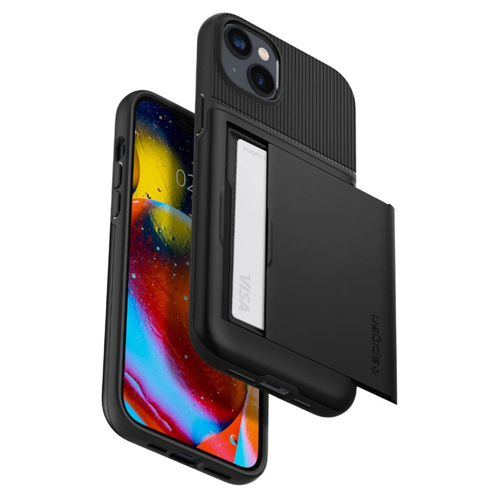 Spigen Slim Armor CS Case for iPhone 14 Plus - Black - Cell phone cases and covers<<<HurtelXML
