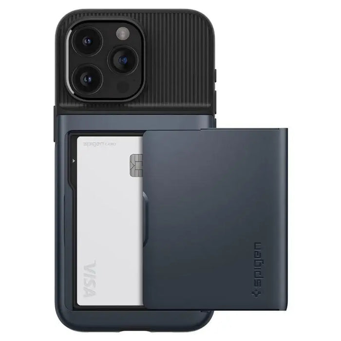 Spigen Slim Armor CS Case for iPhone 15 Pro Max - Blue - Cell phone cases and covers<<<HurtelXML