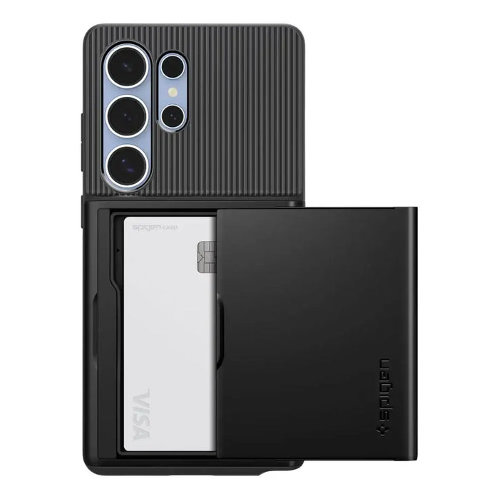 Spigen Slim Armor CS Case for Samsung Galaxy S25 Ultra - Black - Cell phone cases and covers<<<HurtelXML