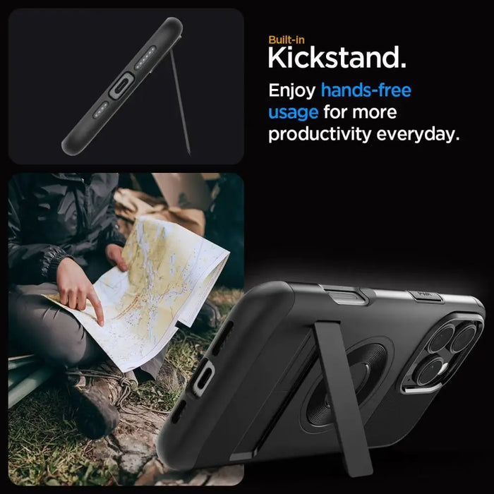 Spigen Slim Armor MagSafe Case for iPhone 16 Pro Max - Black - Cell phone cases and covers<<<HurtelXML