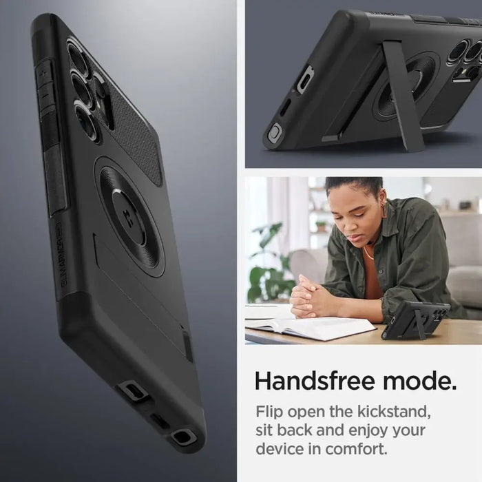 Spigen Slim Armor MagSafe Case for Samsung Galaxy S24 Ultra - Black - Cell phone cases and covers<<<HurtelXML