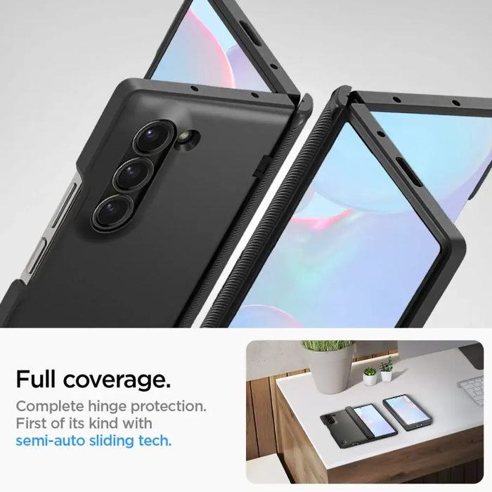 Spigen Slim Armor Pro Case for Samsung Galaxy Z Fold 6 - Black - Cell phone cases and covers<<<HurtelXML