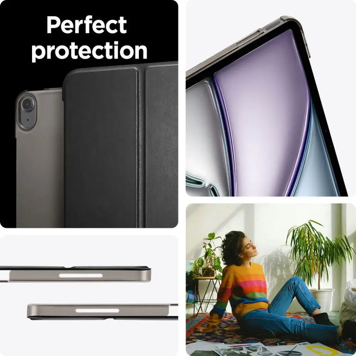 Spigen Smart Fold Case for iPad Air 13’’ 2024 - Black - Cell phone cases and covers<<<HurtelXML