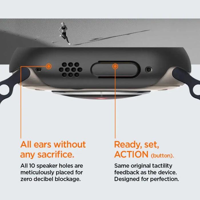 Spigen Thin Fit Case for Apple Watch Ultra (49mm) - Black - Smartwatch straps and cases<<<HurtelXML