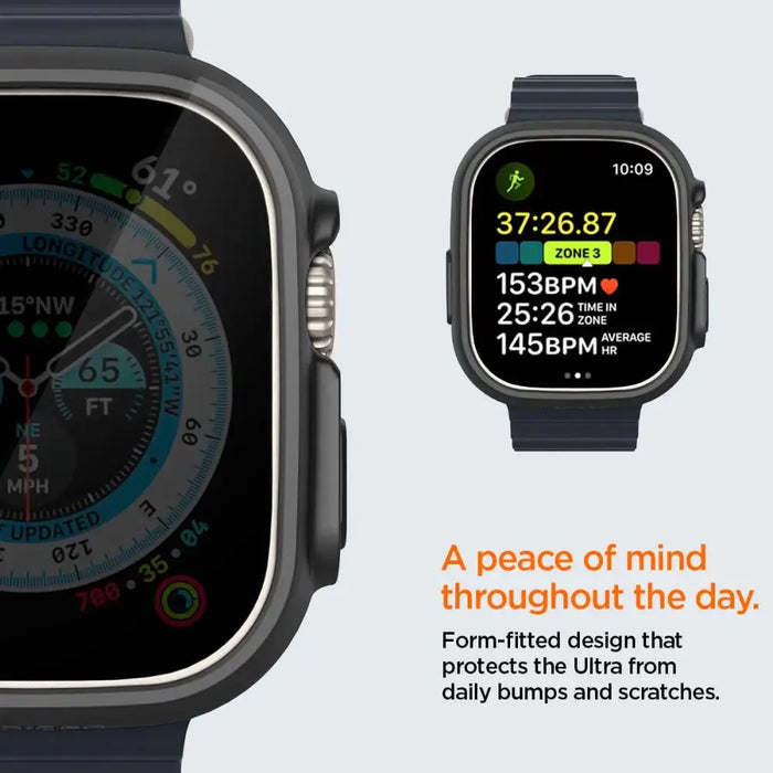 Spigen Thin Fit Case for Apple Watch Ultra (49mm) - Black - Smartwatch straps and cases<<<HurtelXML