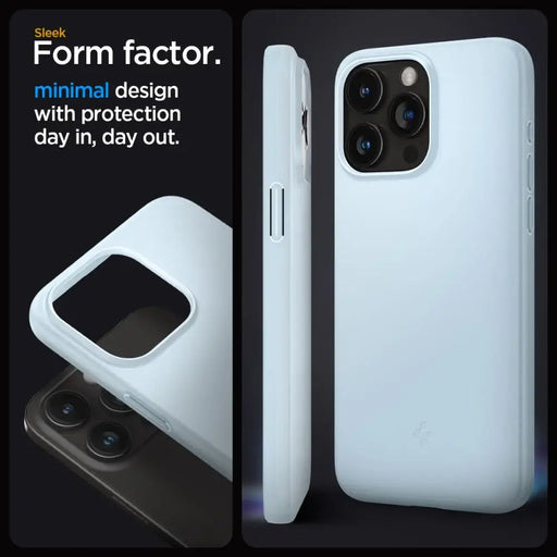 Spigen Thin Fit case for iPhone 15 Pro Max - light blue - Cell phone cases and covers<<<HurtelXML