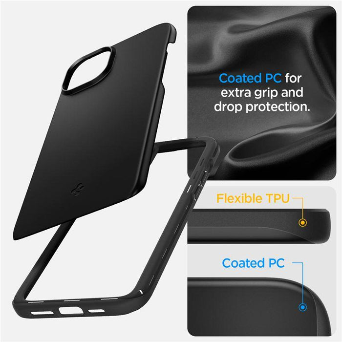 Spigen Thin Fit iPhone 15 Plus Case - Black - Cell phone cases and covers<<<HurtelXML