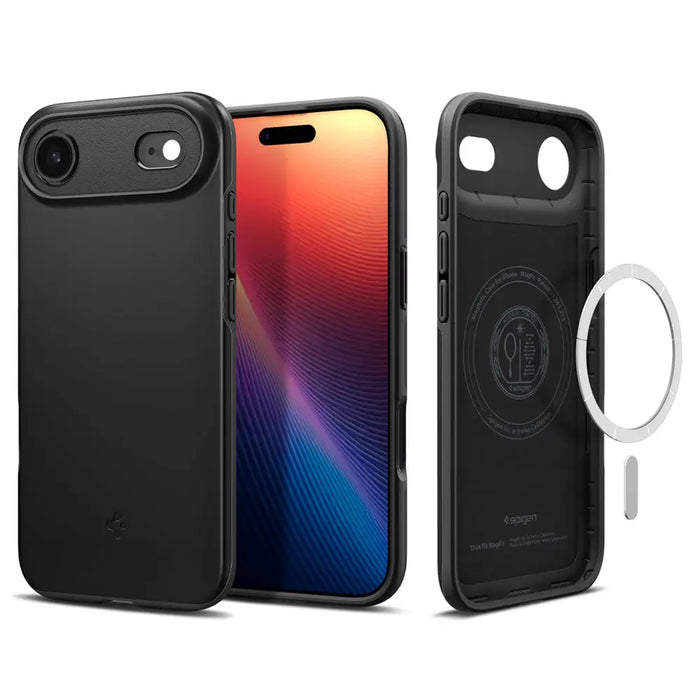 Spigen Thin Fit MagSafe Case for iPhone 17 Air - Black - Cell phone cases and covers<<<HurtelXML