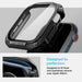 Spigen Tough Armor Case for Apple Watch 10 46mm - Black - Cell phone cases and covers<<<HurtelXML