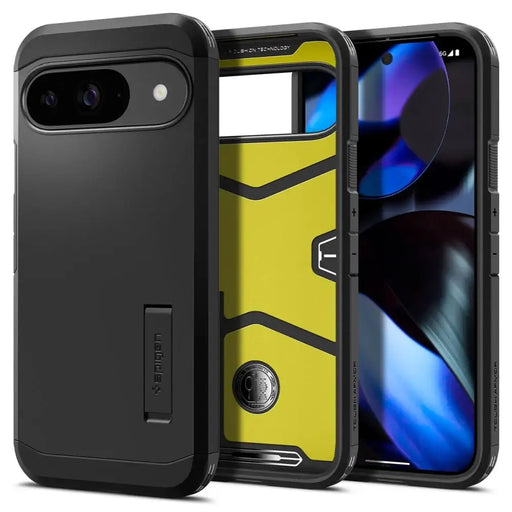Spigen Tough Armor Case for Google Pixel 9 / 9 Pro - Black - Cell phone cases and covers<<<HurtelXML