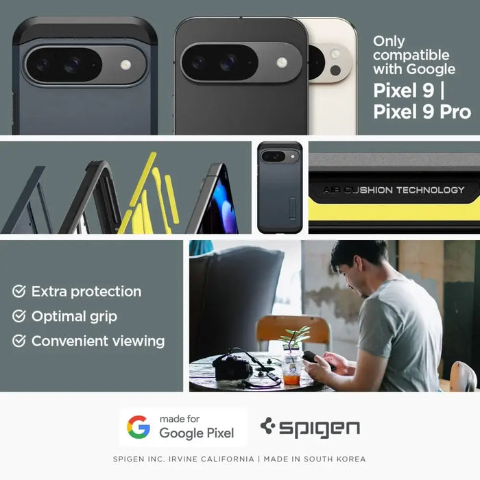Spigen Tough Armor case for Google Pixel 9 / 9 Pro - graphite - Cell phone cases and covers<<<HurtelXML