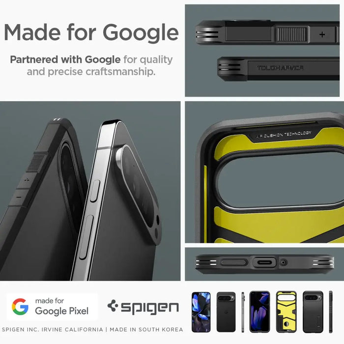 Spigen Tough Armor Case for Google Pixel 9 Pro XL - Black - Cell phone cases and covers<<<HurtelXML