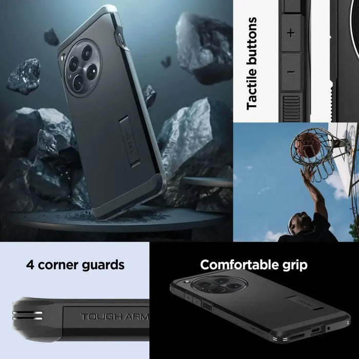 Spigen Tough Armor case for OnePlus 12 - black - Cell phone cases and covers<<<HurtelXML