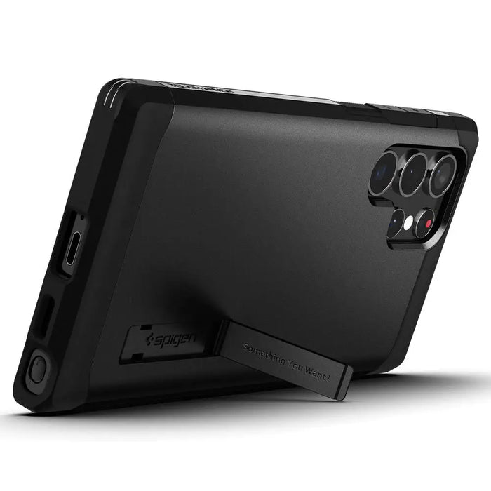 Spigen Tough Armor Case for Samsung Galaxy S22 Ultra - Black - Cell phone cases and covers<<<HurtelXML