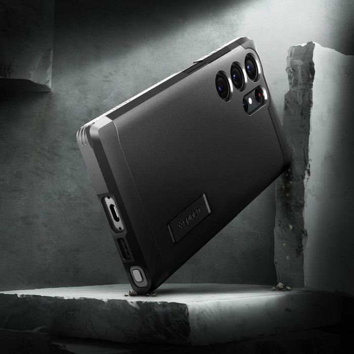 Spigen Tough Armor Case for Samsung Galaxy S23 Ultra - Black - Cell phone cases and covers<<<HurtelXML