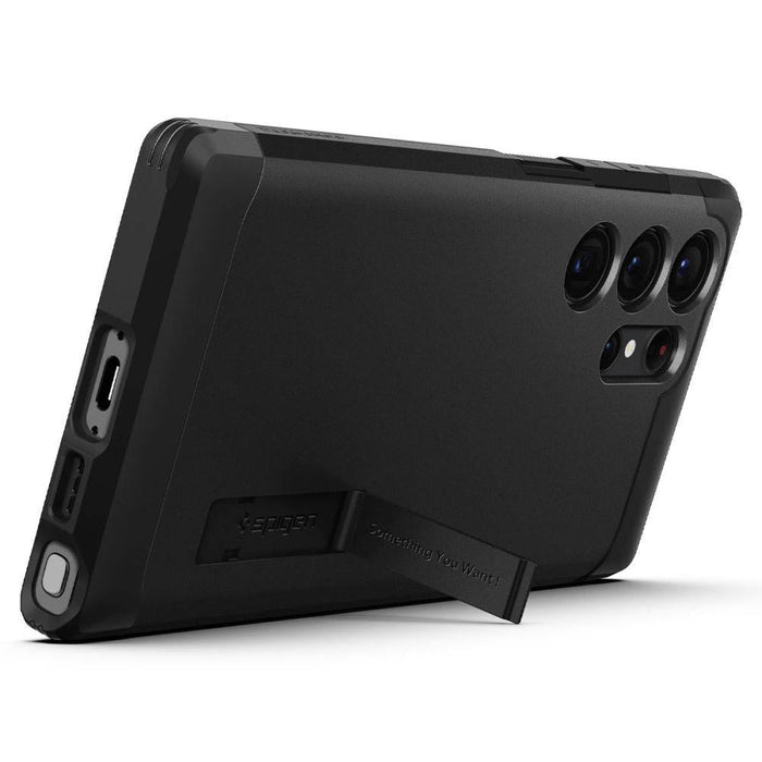 Spigen Tough Armor Case for Samsung Galaxy S23 Ultra - Black - Cell phone cases and covers<<<HurtelXML