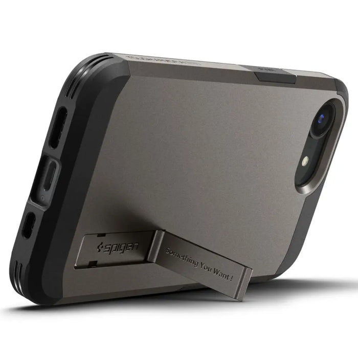 Spigen Tough Armor Case with MagSafe for iPhone 16e with Stand - Gray - Cell phone cases and covers<<<HurtelXML