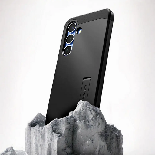 Spigen Tough Armor MagSafe case for Samsung Galaxy S25 - black - Cell phone cases and covers<<<HurtelXML