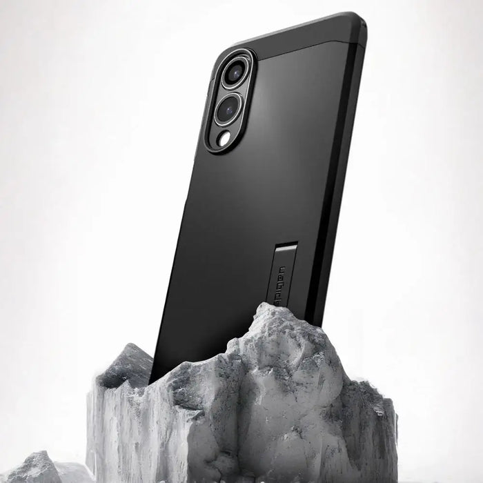 Spigen Tough Armor MagSafe case for Samsung Galaxy S25 Edge - black - Cell phone cases and covers<<<HurtelXML