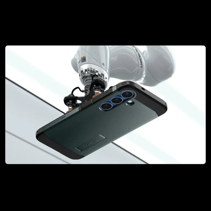 Spigen Tough Armor MagSafe Case for Samsung Galaxy S25 - Green - Cell phone cases and covers<<<HurtelXML