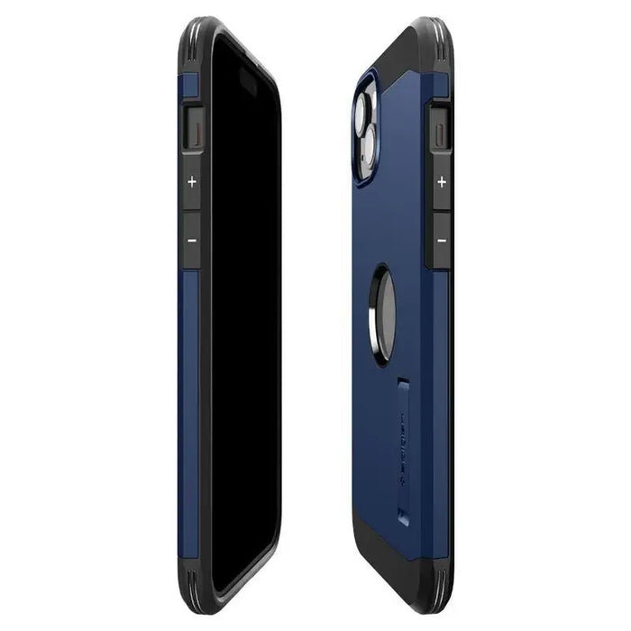 Spigen Tough Armor MagSafe Case with Stand for iPhone 15 Plus - Blue - Cell phone cases and covers<<<HurtelXML