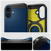 Spigen Tough Armor MagSafe case with stand for iPhone 16 - blue - Cell phone cases and covers<<<HurtelXML