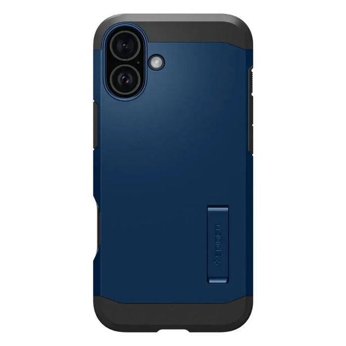 Spigen Tough Armor MagSafe case with stand for iPhone 16 - blue - Cell phone cases and covers<<<HurtelXML