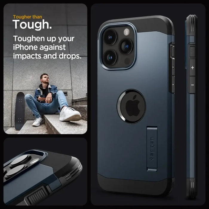 Spigen Tough Armor MagSafe iPhone 15 Pro Case - Black Metal - Cell phone cases and covers<<<HurtelXML