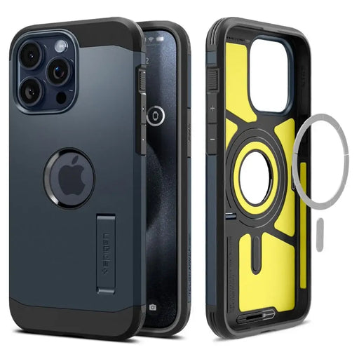 Spigen Tough Armor MagSafe iPhone 15 Pro Case - Black Metal - Cell phone cases and covers<<<HurtelXML