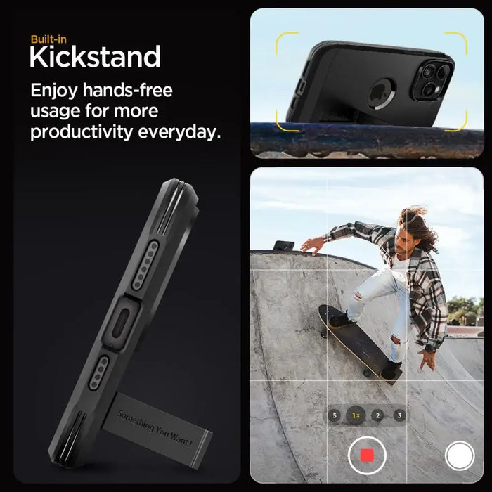 Spigen Tough Armor MagSafe iPhone 15 Pro Max Case - Black - Cell phone cases and covers<<<HurtelXML