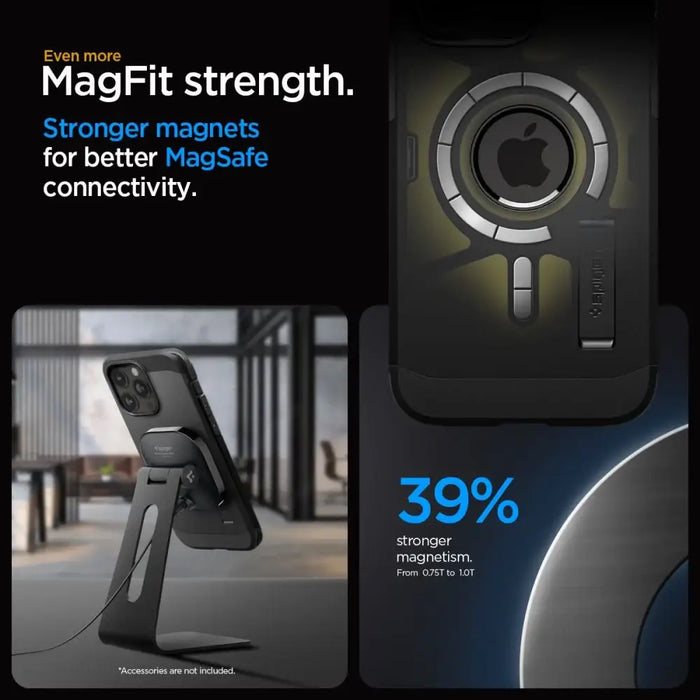 Spigen Tough Armor MagSafe iPhone 15 Pro Max Case - Black - Cell phone cases and covers<<<HurtelXML