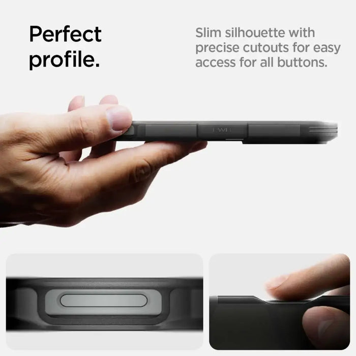 Spigen Tough Armor MagSafe iPhone 16 Pro Max Case - Black - Cell phone cases and covers<<<HurtelXML