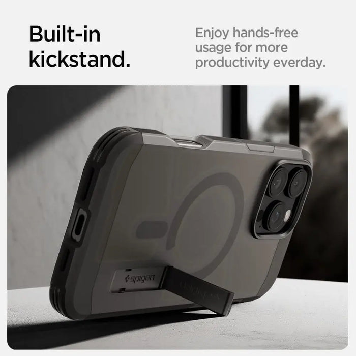 Spigen Tough Armor MagSafe iPhone 16 Pro Max Case - Black - Cell phone cases and covers<<<HurtelXML