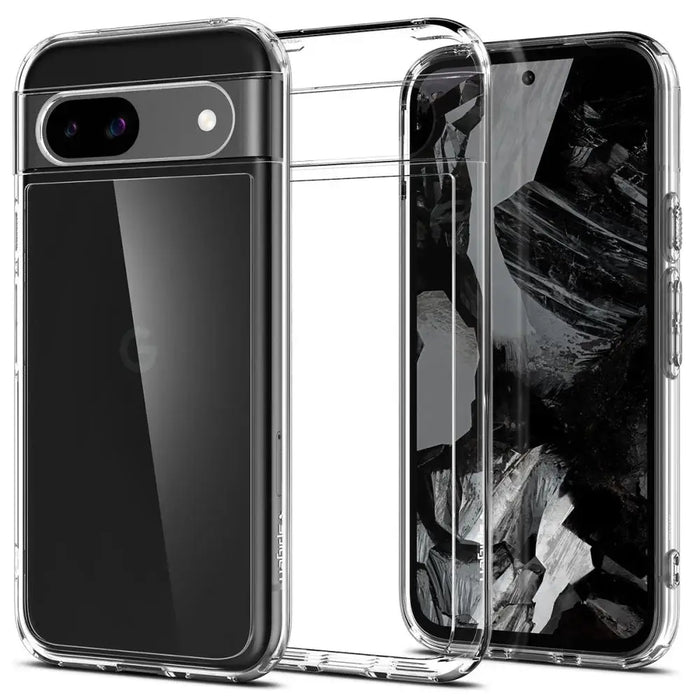 Spigen Ultra Hybrid Case for Google Pixel 8A - Clear - Cell phone cases and covers<<<HurtelXML