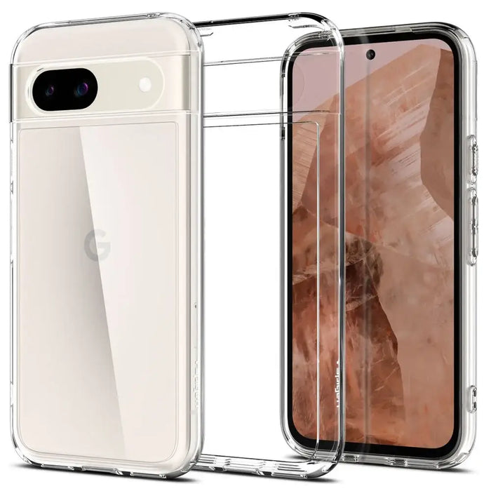 Spigen Ultra Hybrid Case for Google Pixel 8A - Clear - Cell phone cases and covers<<<HurtelXML