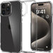Spigen Ultra Hybrid Case for iPhone 15 Pro Max - Clear - Cell phone cases and covers<<<HurtelXML
