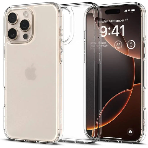 Spigen Ultra Hybrid Case for iPhone 16 Pro Max - Clear - Cell phone cases and covers<<<HurtelXML