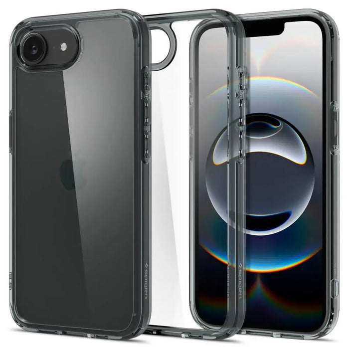 Spigen Ultra Hybrid Case for iPhone 16e - Gray - Cell phone cases and covers<<<HurtelXML