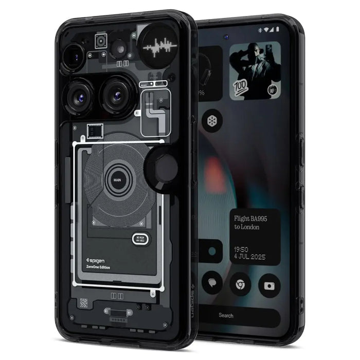 Spigen Ultra Hybrid Case for Nothing Phone 3 Zero One - Transparent - Cell phone cases and covers<<<HurtelXML