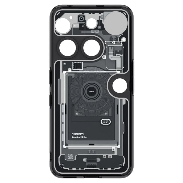 Spigen Ultra Hybrid Case for Nothing Phone 3 Zero One - Transparent - Cell phone cases and covers<<<HurtelXML