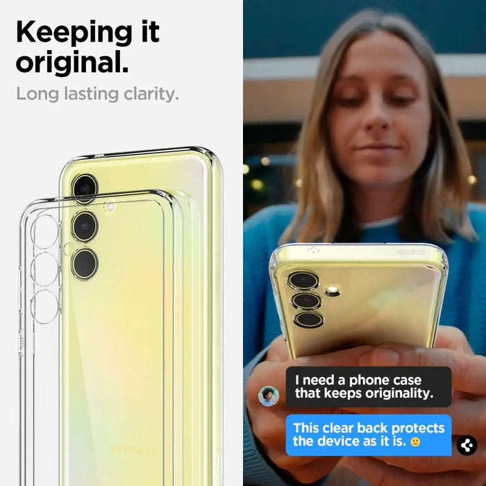 Spigen Ultra Hybrid Case for Samsung Galaxy A35 5G - Transparent - Cell phone cases and covers<<<HurtelXML