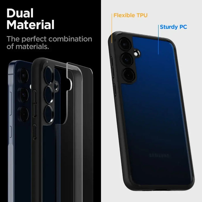 Spigen Ultra Hybrid Case for Samsung Galaxy A55 5G - Matte Black - Cell phone cases and covers<<<HurtelXML