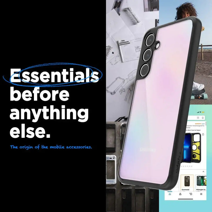 Spigen Ultra Hybrid Case for Samsung Galaxy A55 5G - Matte Black - Cell phone cases and covers<<<HurtelXML