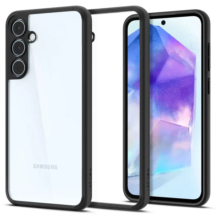 Spigen Ultra Hybrid Case for Samsung Galaxy A55 5G - Matte Black - Cell phone cases and covers<<<HurtelXML